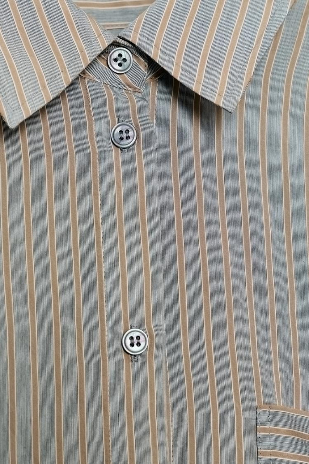 ZARA РУБАШКА СВОБОДНОГО КРОЯ В ПОЛОСКУ — ZW COLLECTION, РАЗНОЦВЕТНЫЙ