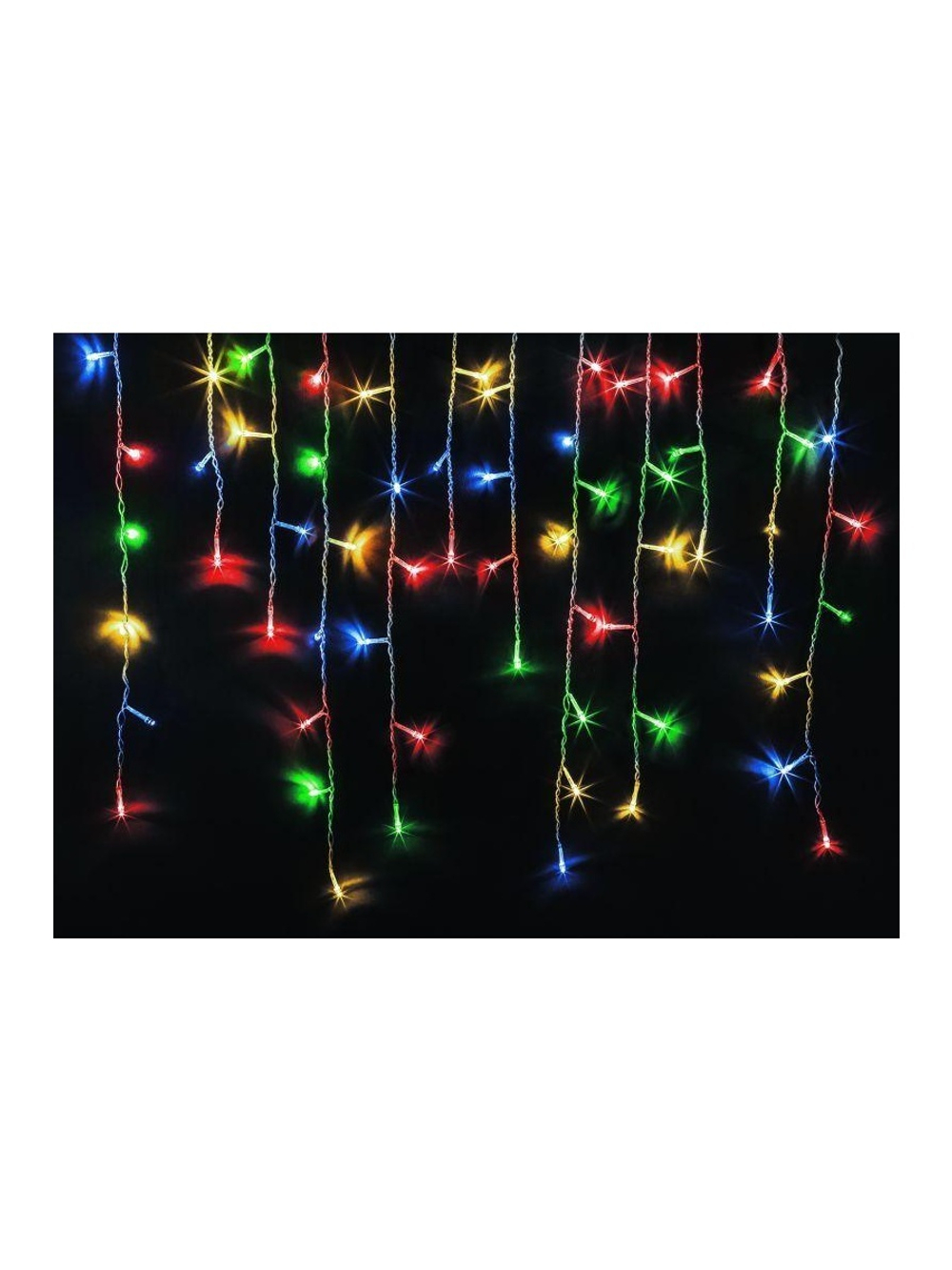 Гирлянда светодиодная "Бахрома" 93 687 NGF-D029-01 4.7х0.6м 240LED RGBY IP44 BL Navigator 93687