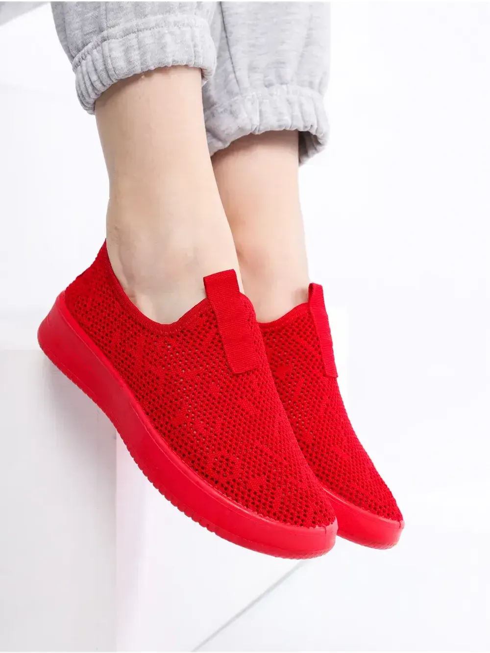 Слипоны летние текстильные