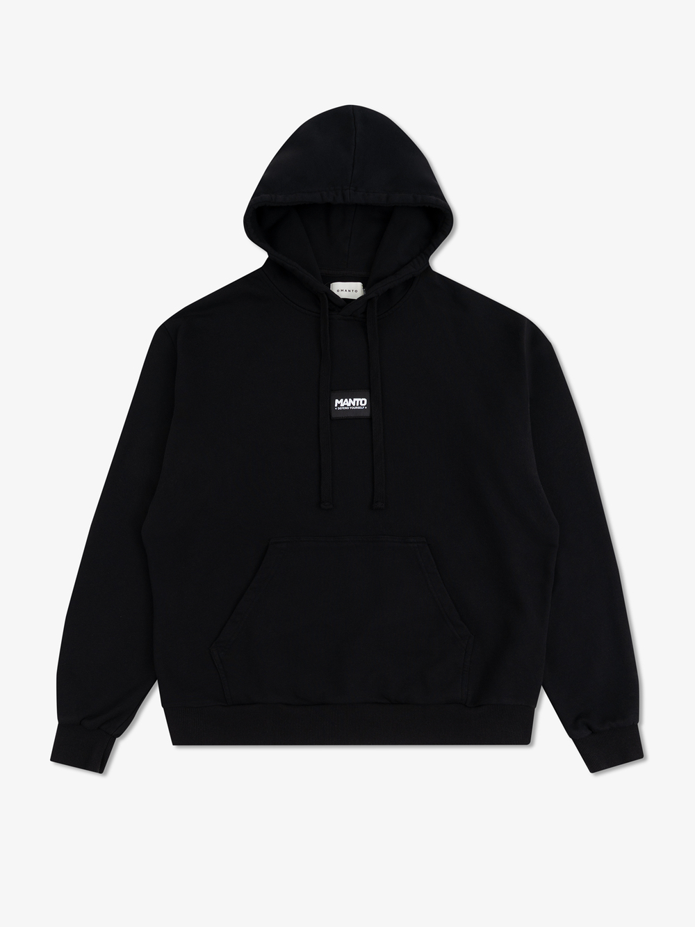 Худи MANTO LABEL 25 REGULAR OVERSIZE чёрная