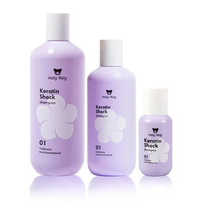 Шампунь восстанавливающий Holly Polly Keratin Shock