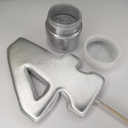 Сухой краситель Серебряный «Silver»