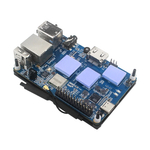 Металлический корпус для Orange Pi 3 LTS с вентилятором