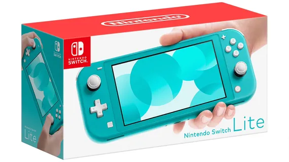 Игровая приставка Nintendo Switch Lite 32GB Turquoise Бирюзовый (Новый) + Чип + 256GB