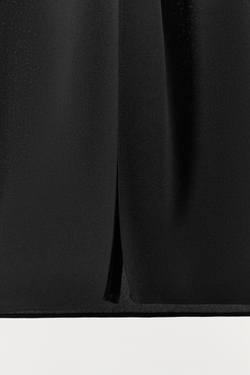 ZARA ПЛАТЬЕ-БАНДО НА ПОДКЛАДКЕ, ЧЕРНЫЙ