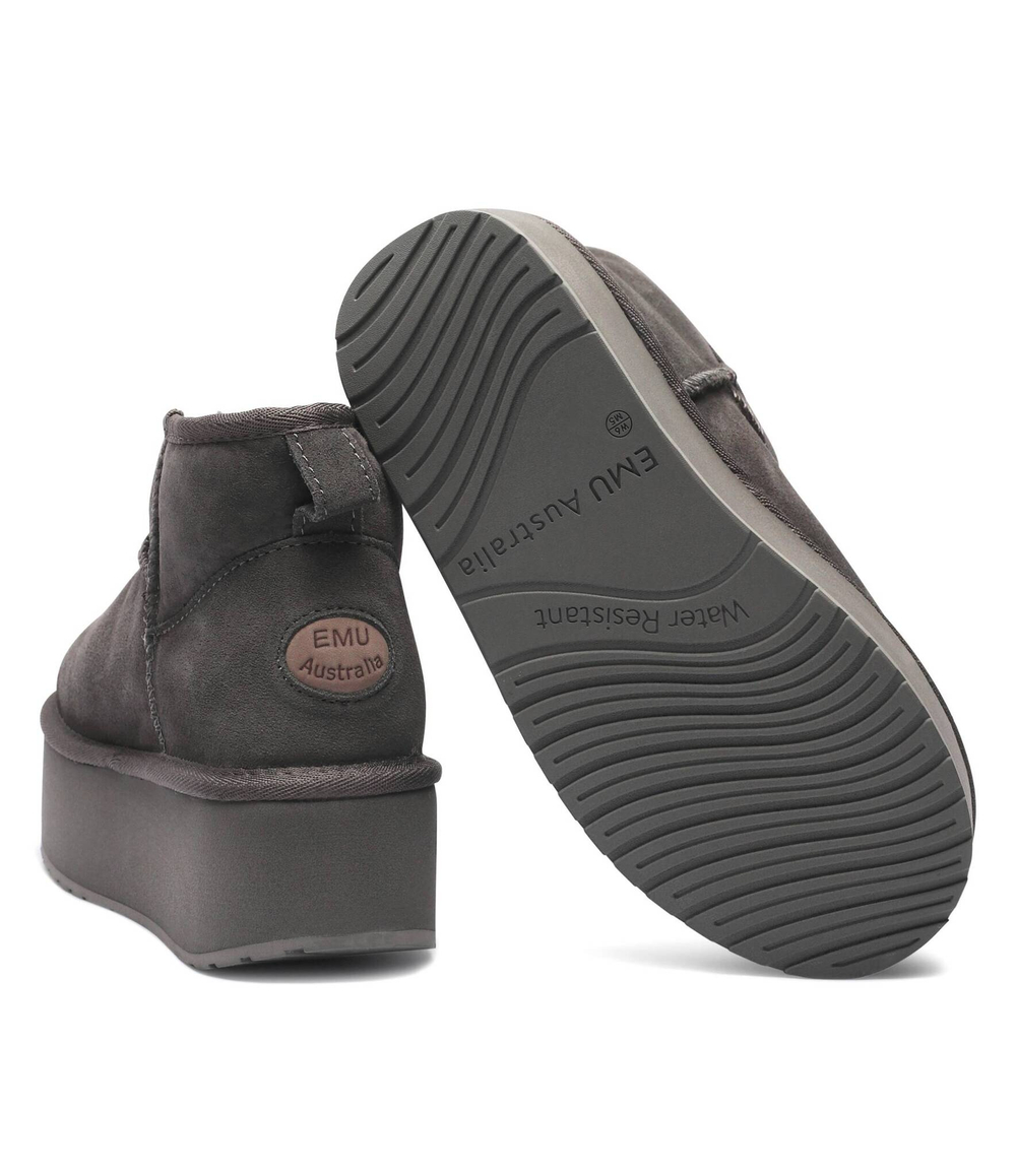 Кожаные угли Stinger EMU Australia - серый(W13082)