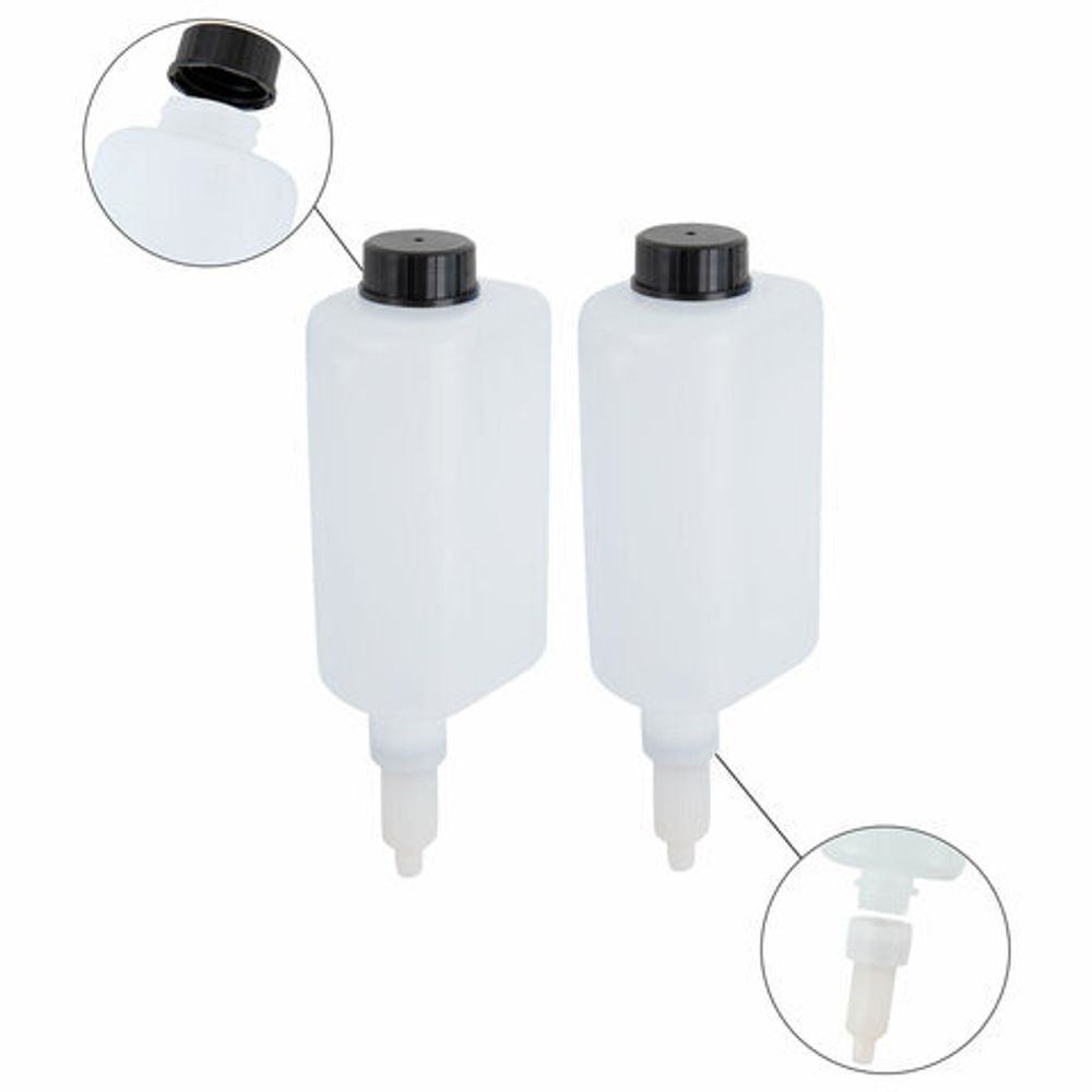 Дозатор двойной 2х0,38 л для жидкого мыла/шампуня/геля LAIMA ULTRA, НАЛИВНОЙ, белый, 609107, MD-9029W-2