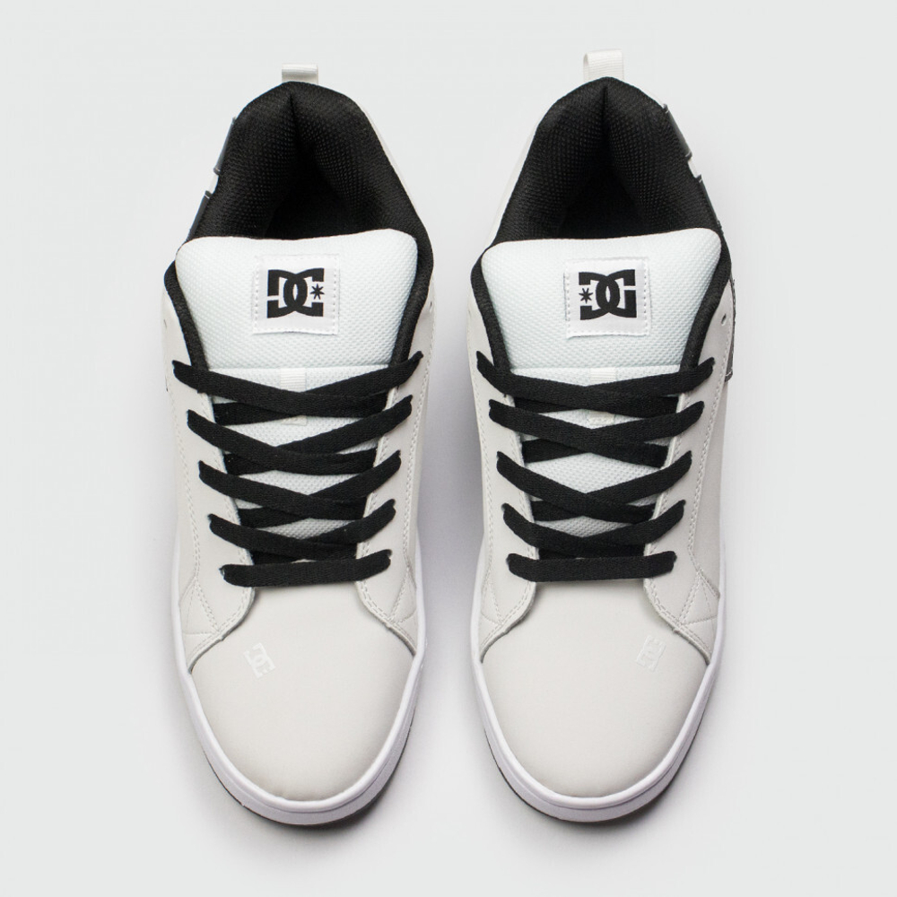 кеды DC Shoes Court Graffik White / Black Logo