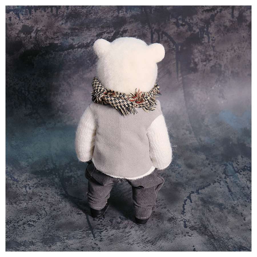 Валяная игрушка «Медведь Михаил»