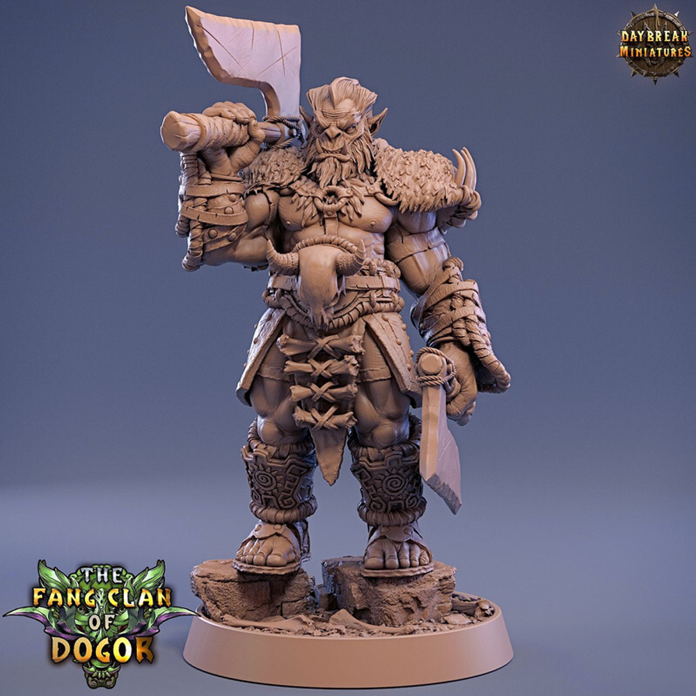 Орк Полуорк Воин Паладин Варвар Файтер Рыцарь миниатюра для dnd, днд, pathfinder, фентези, Настольная игра, НРИ, Варгейм, РПГ
