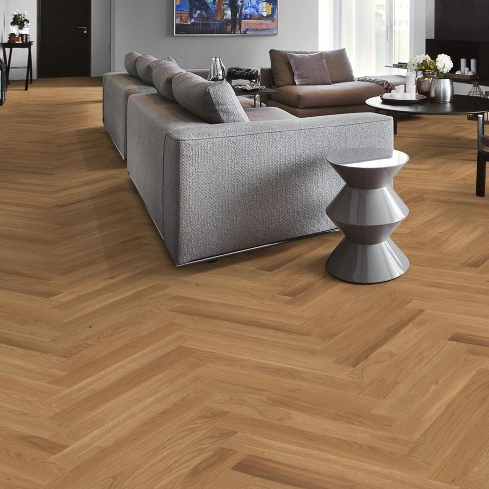 Инженерная доска Kahrs Дуб CD, матовый лак - Oak CD matt lacquer HB