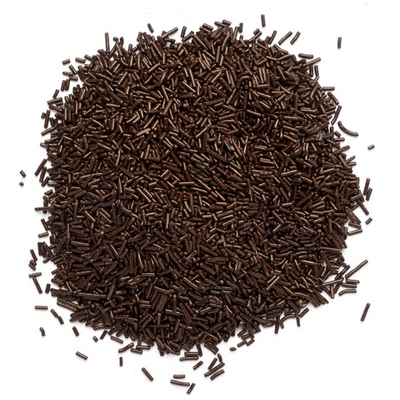 Шоколадная посыпка кондитерская из темного шоколада «IRCA» в виде вермишели