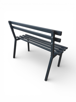 Скамейка садовая "Ладно". 1,0м. Целиком из металла.