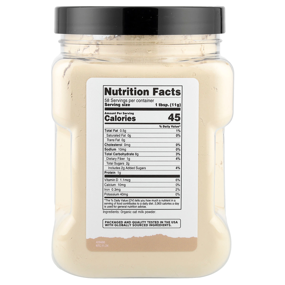 Nutricost, Pantry, органическое сухое овсяное молоко, 635 г (22,7 унции)