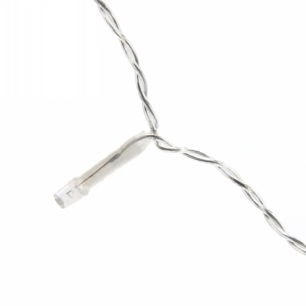 Гирлянда для улицы ЗАНАВЕС ш2* в1,5 м 320 ламп LED, прозрач.пров, 8 реж.,IP-54, Синий (возможность соединения)