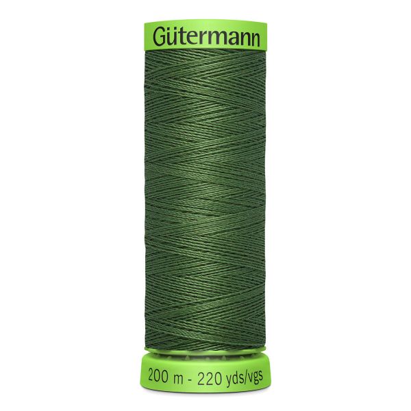 Нитки для тонких тканей Gutermann Extra Fine 150 (200 метров), 5 кат. | 920 защитный хаки