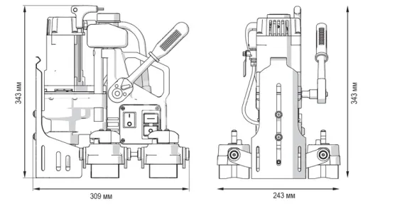 Магнитный сверлильный станок для труб PRO-36 MS