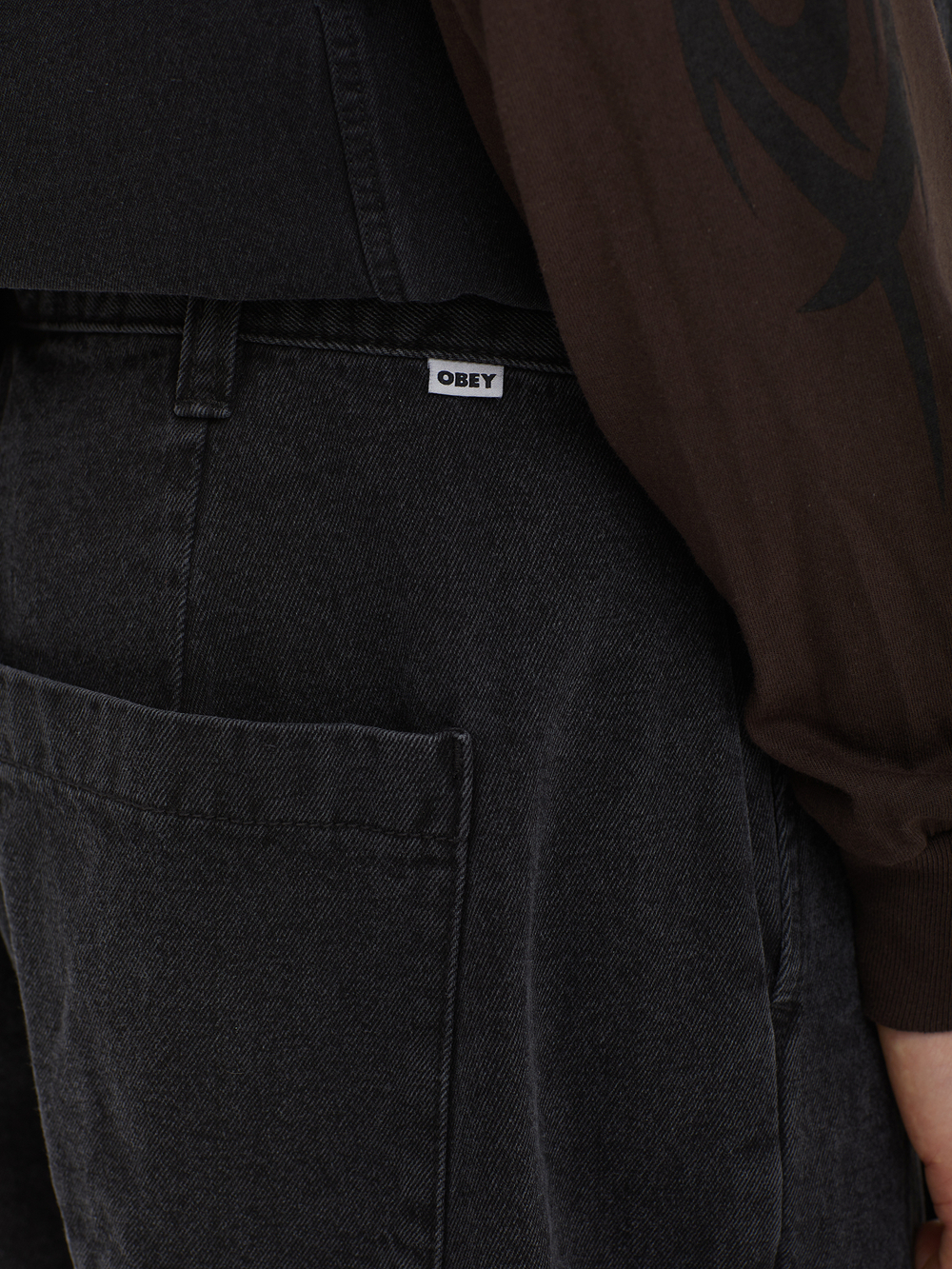 Мужские Джинсы Oliver Denim Pleated