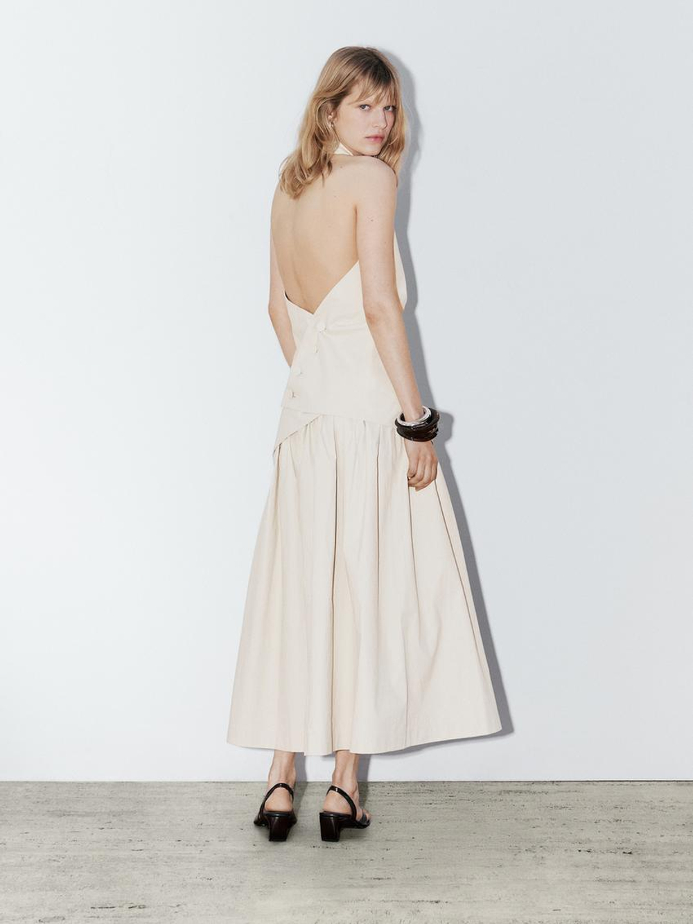 Massimo Dutti Топ из 100% льна - Studio, натуральный