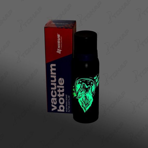 Термос NISUS 1200ML N.TM-047-LW Волк (2 крышки-кружки)