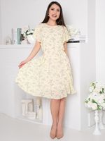 Платье Шифоновая Нимфа (ваниль) Diolche (Акция)