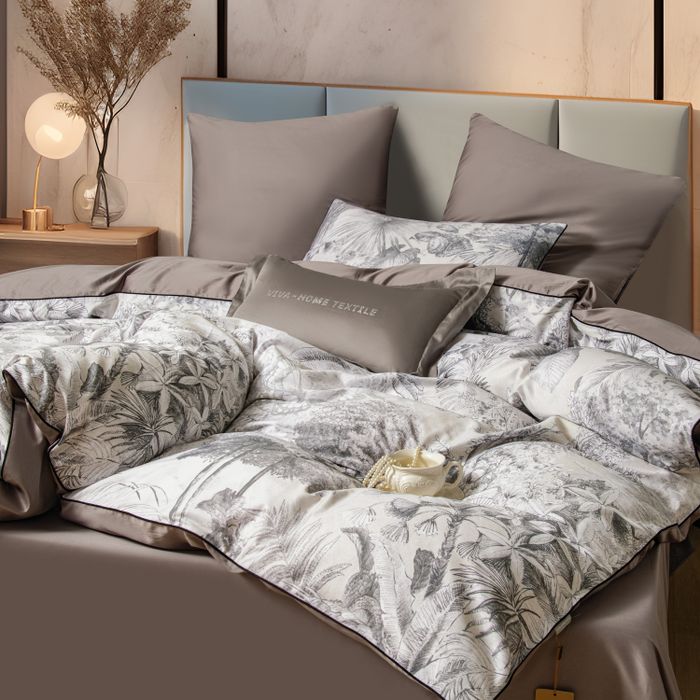 Комплект постельного белья Сатин Премиум «Лесная мелодия»