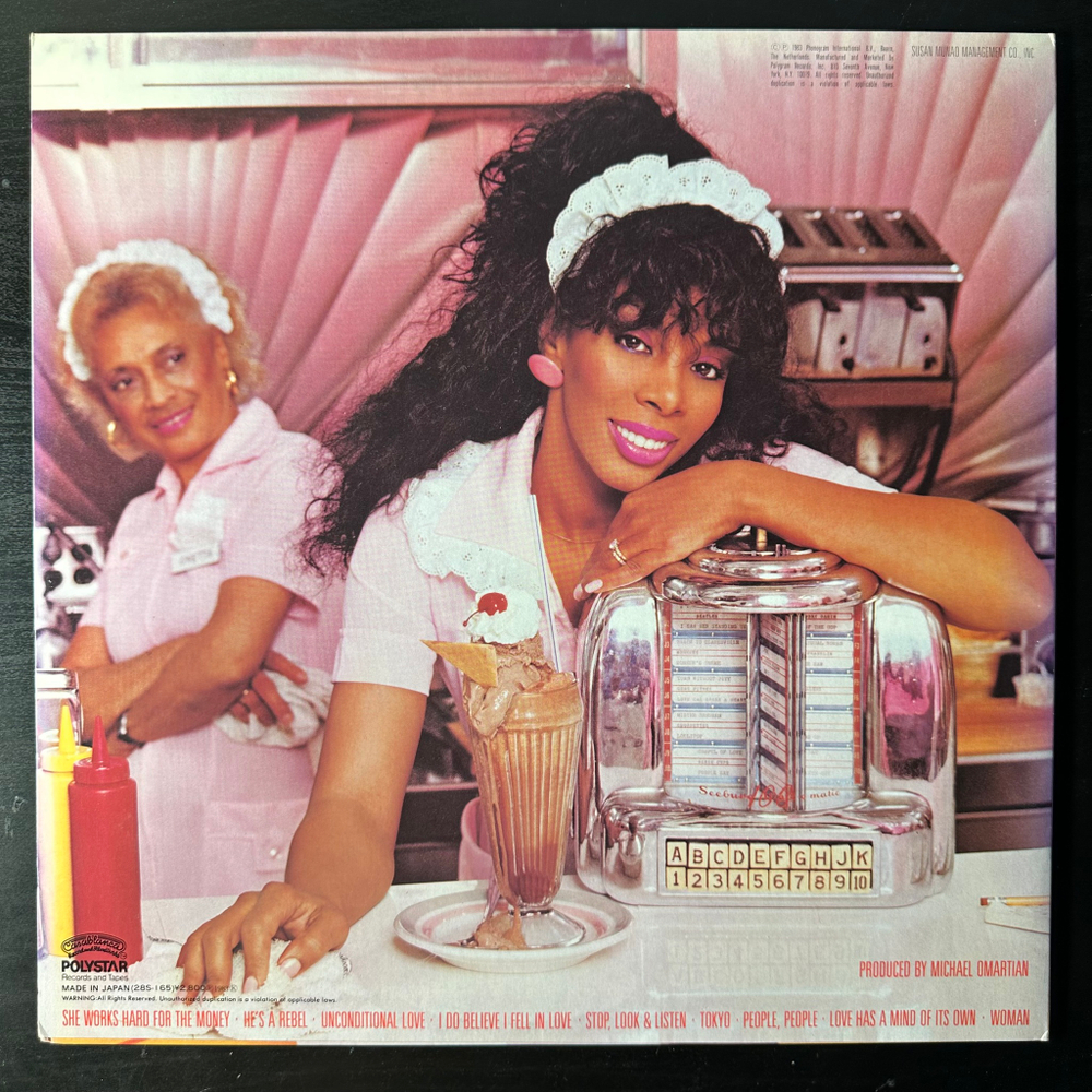 Donna Summer ‎– She Works Hard For The Money (Япония 1983г.)