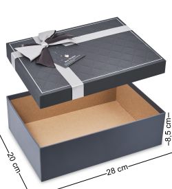 WF-166-B Набор коробок из 3 шт, серый