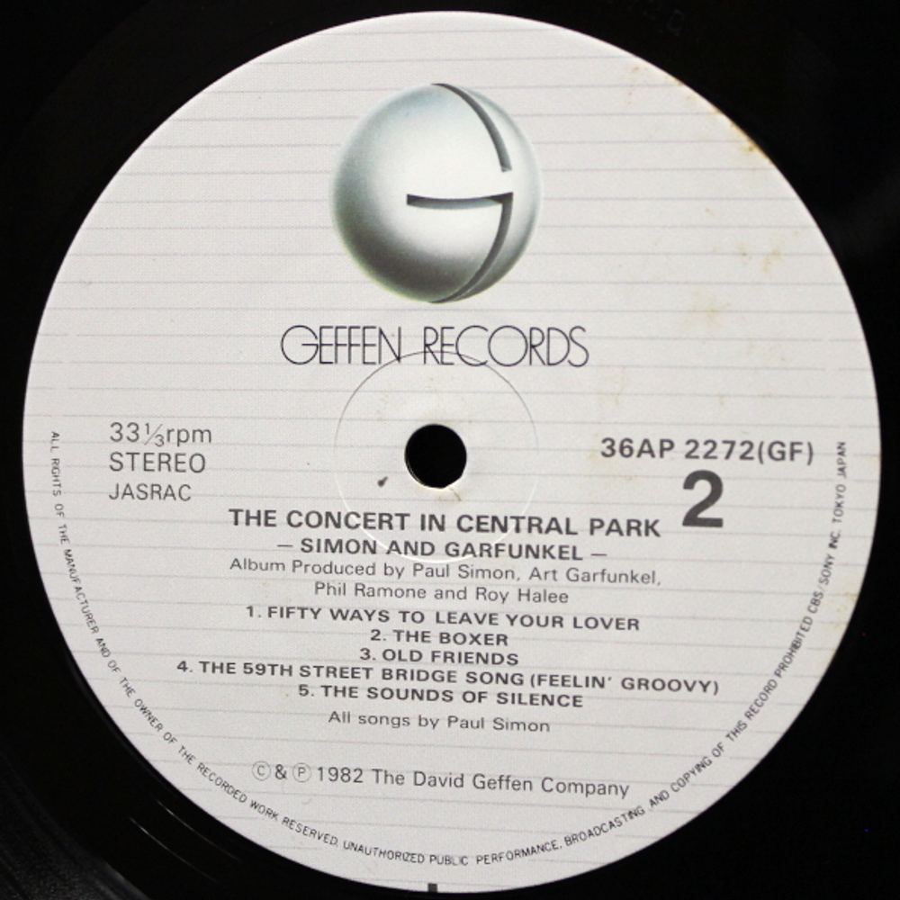 Simon & Garfunkel / The Concert In Central Park (2LP)