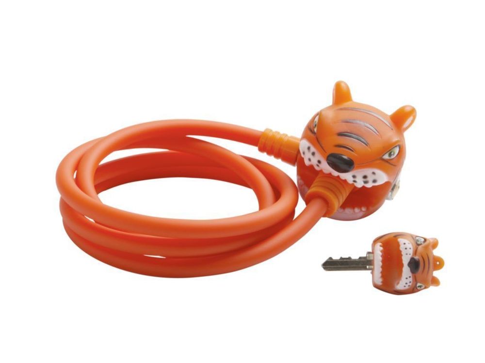 Замок с ключом Crazy Safety Оранжевый Тигр - Orange Tiger