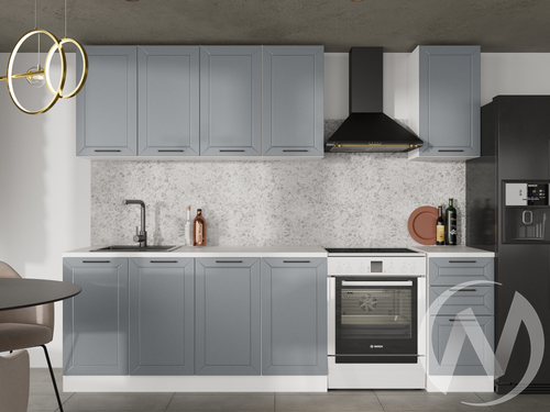 Кухня Даллас 2;0 (серый софт)