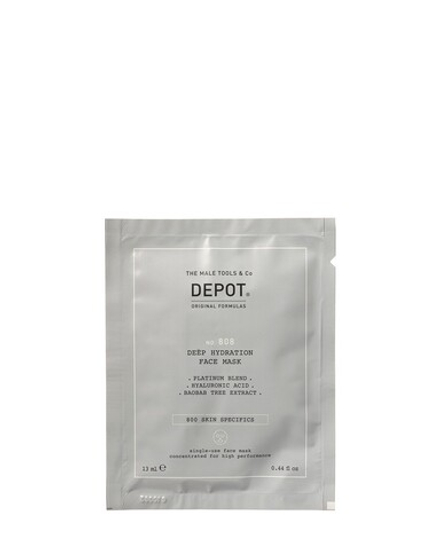 808 DEEP HYDRATION FACE MASK 12 PZ/ DEPOT 808 ГЛУБОКО ПИТАТЕЛЬНАЯ МАСКА 12 ШТ