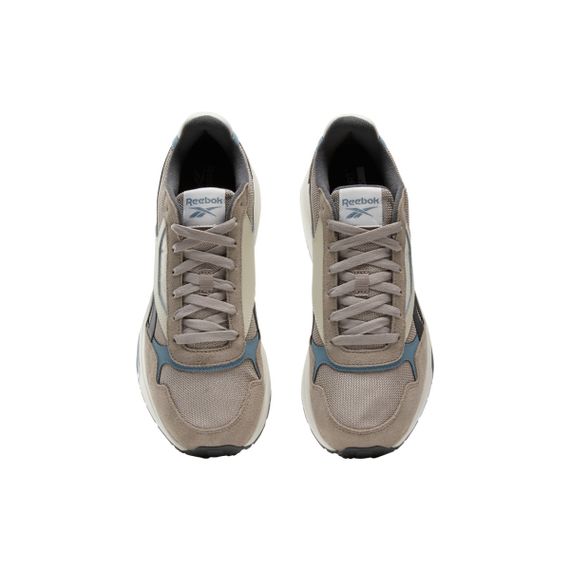 Рибок Беговые кроссовки Низкие Серо-зеленые кроссовки