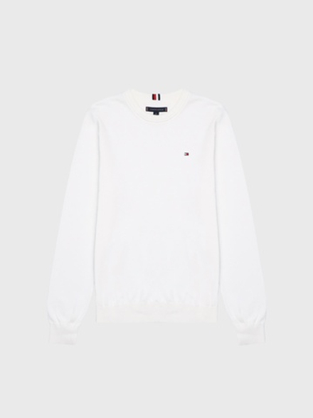 Свитер Tommy Hilfiger Solid Logo Milky Way