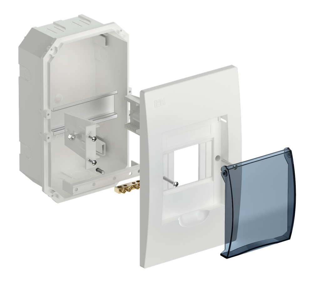 KREPTA 3 Корпус пластиковый ЩРВ-П-4 IP41 белый IEK