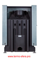 Каминная топка Экокамин ДЕЛЬТА 1000 L два стекла принтинг левая