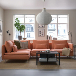 SÖDERHAMN 4-местный угловой диван ИКЕА