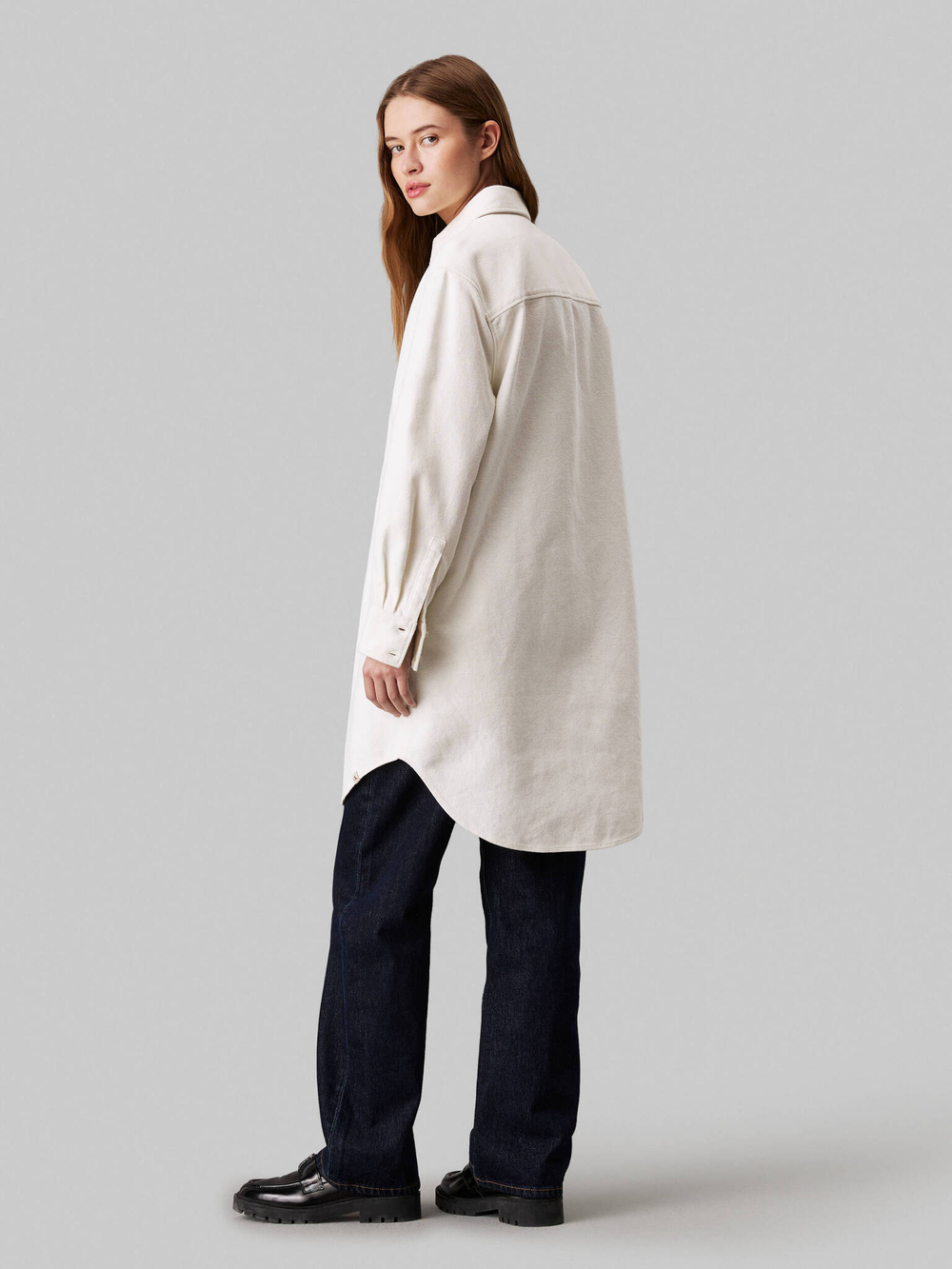 Рубашка CALVIN KLEIN JEANS - экрю(J20J224146)