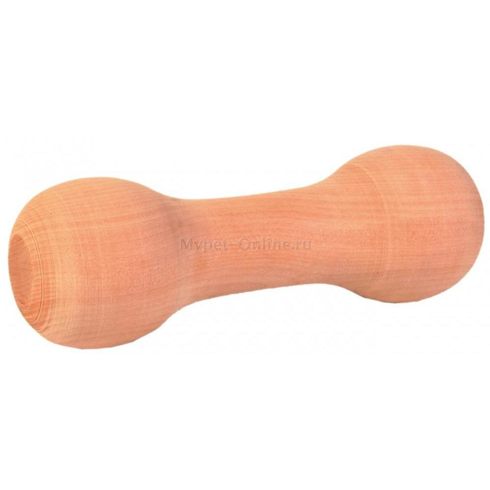 Игрушка для собак Trixie Wooden Retrieving Dumbbell S, размер 15см.