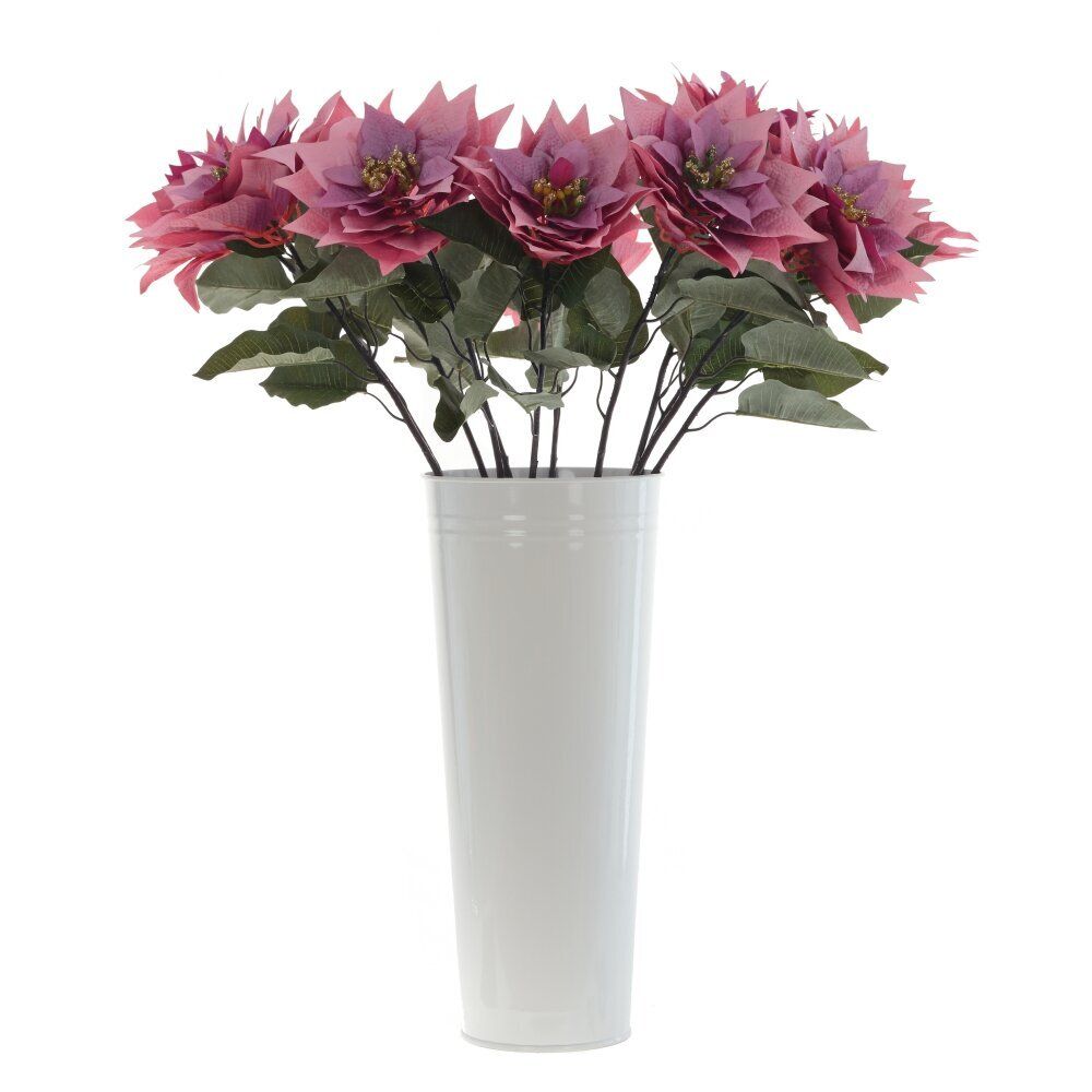 GAEM Цветок искусственный "Пуансеттия", L18 W18 H85 см