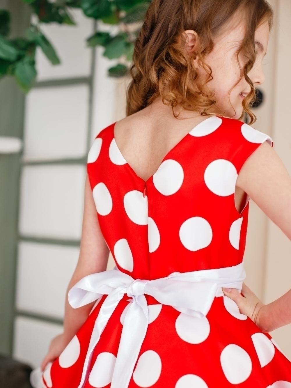 Нарядное платье "Стиляги" в горох