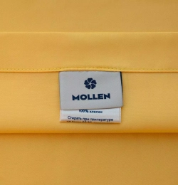 Постельное белье 1.5 спальное Mollen солнечно-желтое