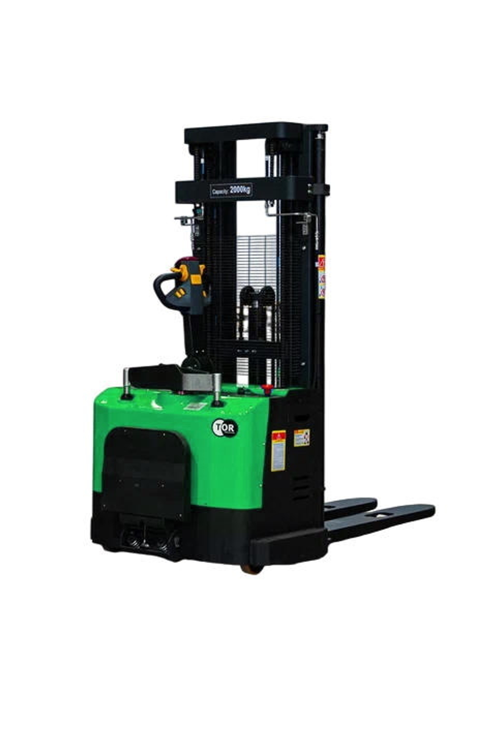 Штабелер самоходный 2,0 т 5,0 м TOR ES20T4 Li-ion 24/200 В/Ач ЭУР, Curtis, H-мачта (с платформой)
