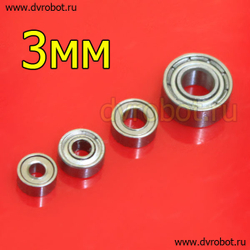 Подшипник MR63ZZ (3*6*2.5)