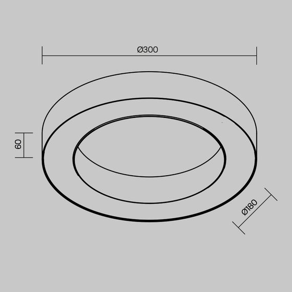 Потолочный светильник Maytoni Technical C093CL-24W4K-B