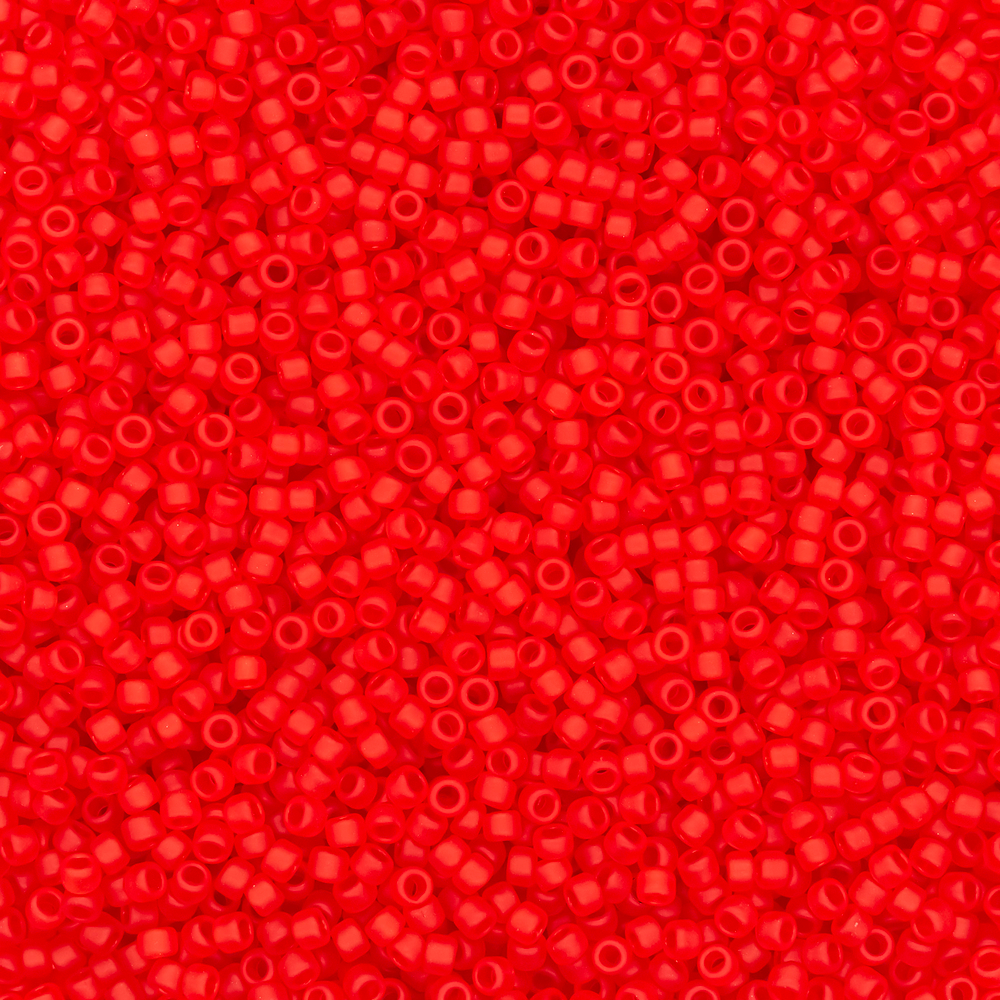 Японский бисер TOHO Round 15/0 (№5F), прозрачный матовый