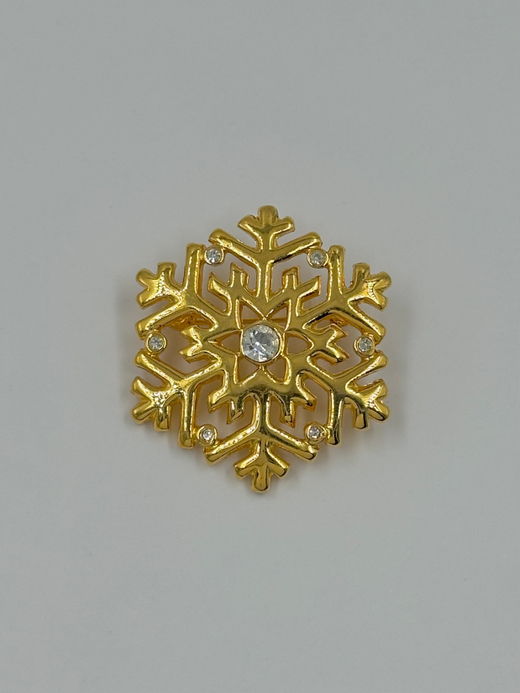 Брошь Снежинка