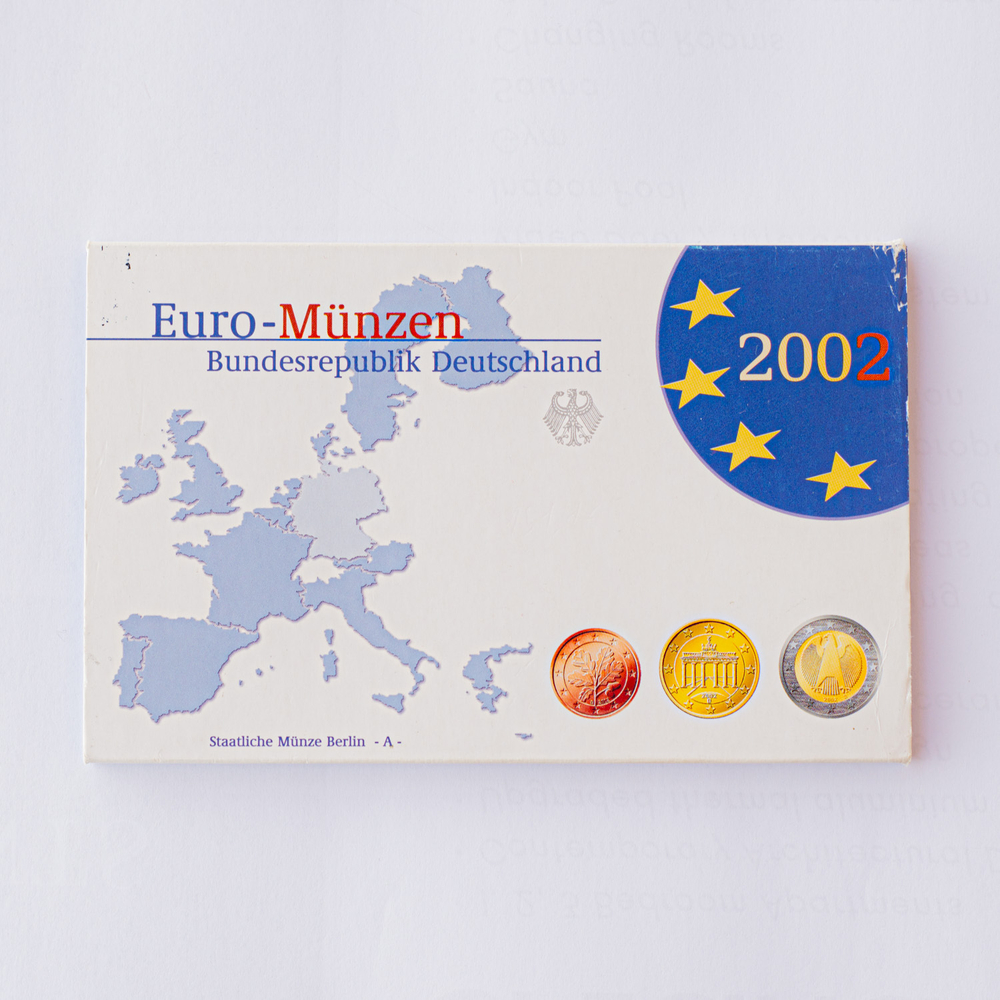 Germany 2002 Proof Coin Sets (A, D, F, G, J)