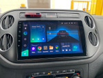 Магнитола для Volkswagen Tiguan 1 2007-2016, Golf Plus (рамка 9 чёрная, любая кнопка) - Teyes CC3L на Android 10, 8-ядер, CarPlay, 4G SIM-слот