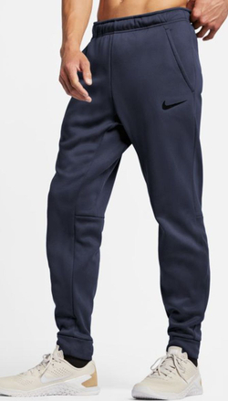 Мужские штаны теннисные Nike Tapered Therma Pant - obsidian/black